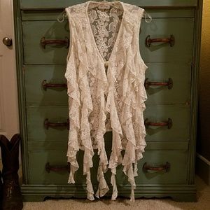 Lace vest